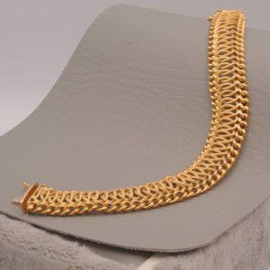 Source Unknown Gold Cuban Link Bracelet